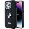 Karl Lagerfeld KLHCP13LGSAKCPK iPhone 13 Pro / 13 6.1" czarny/black hardcase Gripstand Saffiano Karl&Choupette Pins na NearMe.pl