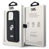 Karl Lagerfeld KLHCP13XGSAKCPK iPhone 13 Pro Max 6.7" czarny/black hardcase Gripstand Saffiano Karl&Choupette Pins na NearMe.pl