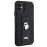 Karl Lagerfeld KLHCN61GSACHPK iPhone 11 / Xr 6.1" czarny/black hardcase Gripstand Saffiano Choupette Pins na NearMe.pl