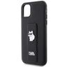 Karl Lagerfeld KLHCN61GSACHPK iPhone 11 / Xr 6.1" czarny/black hardcase Gripstand Saffiano Choupette Pins na NearMe.pl
