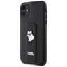 Karl Lagerfeld KLHCN61GSACHPK iPhone 11 / Xr 6.1" czarny/black hardcase Gripstand Saffiano Choupette Pins na NearMe.pl