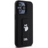 Karl Lagerfeld KLHCP13LGSACHPK iPhone 13 Pro / 13 6.1" czarny/black hardcase Gripstand Saffiano Choupette Pins na NearMe.pl