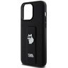 Karl Lagerfeld KLHCP13XGSACHPK iPhone 13 Pro Max 6.7" czarny/black hardcase Gripstand Saffiano Choupette Pins na NearMe.pl