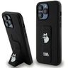 Karl Lagerfeld KLHCP13XGSACHPK iPhone 13 Pro Max 6.7" czarny/black hardcase Gripstand Saffiano Choupette Pins na NearMe.pl
