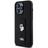 Karl Lagerfeld KLHCP13XGSACHPK iPhone 13 Pro Max 6.7" czarny/black hardcase Gripstand Saffiano Choupette Pins na NearMe.pl