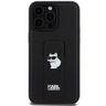 Karl Lagerfeld KLHCP13XGSACHPK iPhone 13 Pro Max 6.7" czarny/black hardcase Gripstand Saffiano Choupette Pins na NearMe.pl