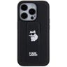 Karl Lagerfeld KLHCP14LGSACHPK iPhone 14 Pro 6.1" czarny/black hardcase Gripstand Saffiano Choupette Pins na NearMe.pl