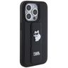 Karl Lagerfeld KLHCP14LGSACHPK iPhone 14 Pro 6.1" czarny/black hardcase Gripstand Saffiano Choupette Pins na NearMe.pl