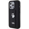 Karl Lagerfeld KLHCP14LGSACHPK iPhone 14 Pro 6.1" czarny/black hardcase Gripstand Saffiano Choupette Pins na NearMe.pl