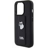 Karl Lagerfeld KLHCP14XGSACHPK iPhone 14 Pro Max 6.7" czarny/black hardcase Gripstand Saffiano Choupette Pins na NearMe.pl