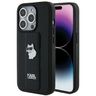 Karl Lagerfeld KLHCP14XGSACHPK iPhone 14 Pro Max 6.7" czarny/black hardcase Gripstand Saffiano Choupette Pins na NearMe.pl