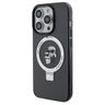 Karl Lagerfeld KLHMP14LHMRSKCK iPhone 14Pro 6.1" czarny/black hardcase Ring Stand Karl&Choupettte MagSafe na NearMe.pl