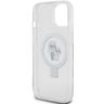 Karl Lagerfeld KLHMP14SHMRSKCH iPhone 14 / 15 / 13 6.1" biały/white hardcase Ring Stand Karl&Choupettte MagSafe na NearMe.pl