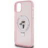 Karl Lagerfeld KLHMN61HMRSKCP iPhone 11 / Xr 6.1" różowy/pink hardcase Ring Stand Karl&Choupettte MagSafe na NearMe.pl