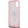 Karl Lagerfeld KLHMN61HMRSKCP iPhone 11 / Xr 6.1" różowy/pink hardcase Ring Stand Karl&Choupettte MagSafe na NearMe.pl