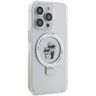 Karl Lagerfeld KLHMP13LHMRSKCH iPhone 13 Pro / 13 6.1" biały/white hardcase Ring Stand Karl&Choupettte MagSafe na NearMe.pl
