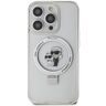 Karl Lagerfeld KLHMP13LHMRSKCH iPhone 13 Pro / 13 6.1" biały/white hardcase Ring Stand Karl&Choupettte MagSafe na NearMe.pl