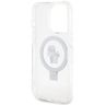 Karl Lagerfeld KLHMP13XHMRSKCH iPhone 13 Pro Max 6.7" biały/white hardcase Ring Stand Karl&Choupettte MagSafe na NearMe.pl