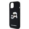 Karl Lagerfeld KLHMP15SSKCHPPLK iPhone 15 / 14 / 13 6.1" czarny/black hardcase Silicone Karl & Choupette MagSafe na NearMe.pl