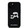 Karl Lagerfeld KLHMP15SSKCHPPLK iPhone 15 / 14 / 13 6.1" czarny/black hardcase Silicone Karl & Choupette MagSafe na NearMe.pl
