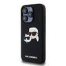Karl Lagerfeld KLHMP15LSKCHPPLK iPhone 15 Pro 6.1" czarny/black hardcase Silicone Karl & Choupette MagSafe na NearMe.pl