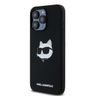 Karl Lagerfeld KLHMP15LSCHPPLK iPhone 15 Pro 6.1" czarny/black hardcase Silicone Choupette Head MagSafe na NearMe.pl