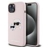 Karl Lagerfeld KLHMP15SSKCHPPLP iPhone 15 / 14 / 13 6.1" różowy/pink hardcase Silicone Karl & Choupette MagSafe na NearMe.pl