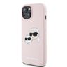 Karl Lagerfeld KLHMP15SSKCHPPLP iPhone 15 / 14 / 13 6.1" różowy/pink hardcase Silicone Karl & Choupette MagSafe na NearMe.pl