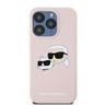 Karl Lagerfeld KLHMP15XSKCHPPLP iPhone 15 Pro Max 6.7" różowy/pink hardcase Silicone Karl & Choupette MagSafe na NearMe.pl