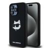 Karl Lagerfeld KLHMP15XSCHPPLK iPhone 15 Pro Max 6.7" czarny/black hardcase Silicone Choupette Head MagSafe na NearMe.pl