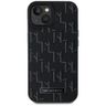 Karl Lagerfeld KLHMP15SPKHPORPK iPhone 15 / 14 / 13 6.1" hardcase czarny/black Leather Monogram Metal Logo MagSafe na NearMe.pl