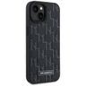 Karl Lagerfeld KLHMP15SPKHPORPK iPhone 15 / 14 / 13 6.1" hardcase czarny/black Leather Monogram Metal Logo MagSafe na NearMe.pl
