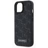 Karl Lagerfeld KLHMP15SPKHPORPK iPhone 15 / 14 / 13 6.1" hardcase czarny/black Leather Monogram Metal Logo MagSafe na NearMe.pl