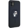 Karl Lagerfeld KLHMN61SCMKCRHK iPhone 11 / Xr 6.1" czarny/black hardcase Silicone Karl & Choupette MagSafe na NearMe.pl