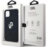 Karl Lagerfeld KLHMN61SCMKCRHK iPhone 11 / Xr 6.1" czarny/black hardcase Silicone Karl & Choupette MagSafe na NearMe.pl