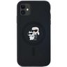 Karl Lagerfeld KLHMN61SCMKCRHK iPhone 11 / Xr 6.1" czarny/black hardcase Silicone Karl & Choupette MagSafe na NearMe.pl
