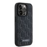 Karl Lagerfeld KLHMP15XPKHPORPK iPhone 15 Pro Max 6.7" hardcase czarny/black Leather Monogram Metal Logo MagSafe na NearMe.pl