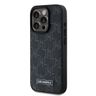 Karl Lagerfeld KLHMP15XPKHPORPK iPhone 15 Pro Max 6.7" hardcase czarny/black Leather Monogram Metal Logo MagSafe na NearMe.pl