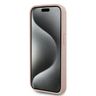 Karl Lagerfeld KLHMP15LPKHPORPP iPhone 15 Pro 6.1" hardcase różowy/pink Leather Monogram Metal Logo MagSafe na NearMe.pl