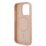 Karl Lagerfeld KLHMP15LPKHPORPP iPhone 15 Pro 6.1" hardcase różowy/pink Leather Monogram Metal Logo MagSafe na NearMe.pl