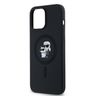 Karl Lagerfeld KLHMP13LSCMKCRHK iPhone 13 Pro / 13 6.1" czarny/black hardcase Silicone Karl & Choupette MagSafe na NearMe.pl