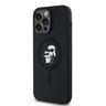 Karl Lagerfeld KLHMP14LSCMKCRHK iPhone 14 Pro 6.1" czarny/black hardcase Silicone Karl & Choupette MagSafe na NearMe.pl