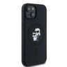 Karl Lagerfeld KLHMP15SSCMKCRHK iPhone 15 / 14 / 13 6.1" czarny/black hardcase Silicone Karl & Choupette MagSafe na NearMe.pl