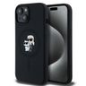 Karl Lagerfeld KLHMP15SSCMKCRHK iPhone 15 / 14 / 13 6.1" czarny/black hardcase Silicone Karl & Choupette MagSafe na NearMe.pl