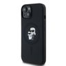 Karl Lagerfeld KLHMP15SSCMKCRHK iPhone 15 / 14 / 13 6.1" czarny/black hardcase Silicone Karl & Choupette MagSafe na NearMe.pl