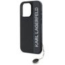 Karl Lagerfeld KLHCP15XPSAKDGCK iPhone 15 Pro Max 6.7" czarny/black hardcase Saffiano Rhinestones & Charm na NearMe.pl