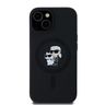 Karl Lagerfeld KLHMP15MSCMKCRHK iPhone 15 Plus / 14 Plus 6.7" czarny/black hardcase Silicone Karl & Choupette MagSafe na NearMe.pl