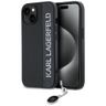 Karl Lagerfeld KLHCP15SPSAKDGCK iPhone 15 / 14 / 13 6.1" czarny/black hardcase Saffiano Rhinestones & Charm na NearMe.pl