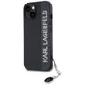 Karl Lagerfeld KLHCP15SPSAKDGCK iPhone 15 / 14 / 13 6.1" czarny/black hardcase Saffiano Rhinestones & Charm na NearMe.pl