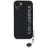 Karl Lagerfeld KLHCP15SPSAKDGCK iPhone 15 / 14 / 13 6.1" czarny/black hardcase Saffiano Rhinestones & Charm na NearMe.pl